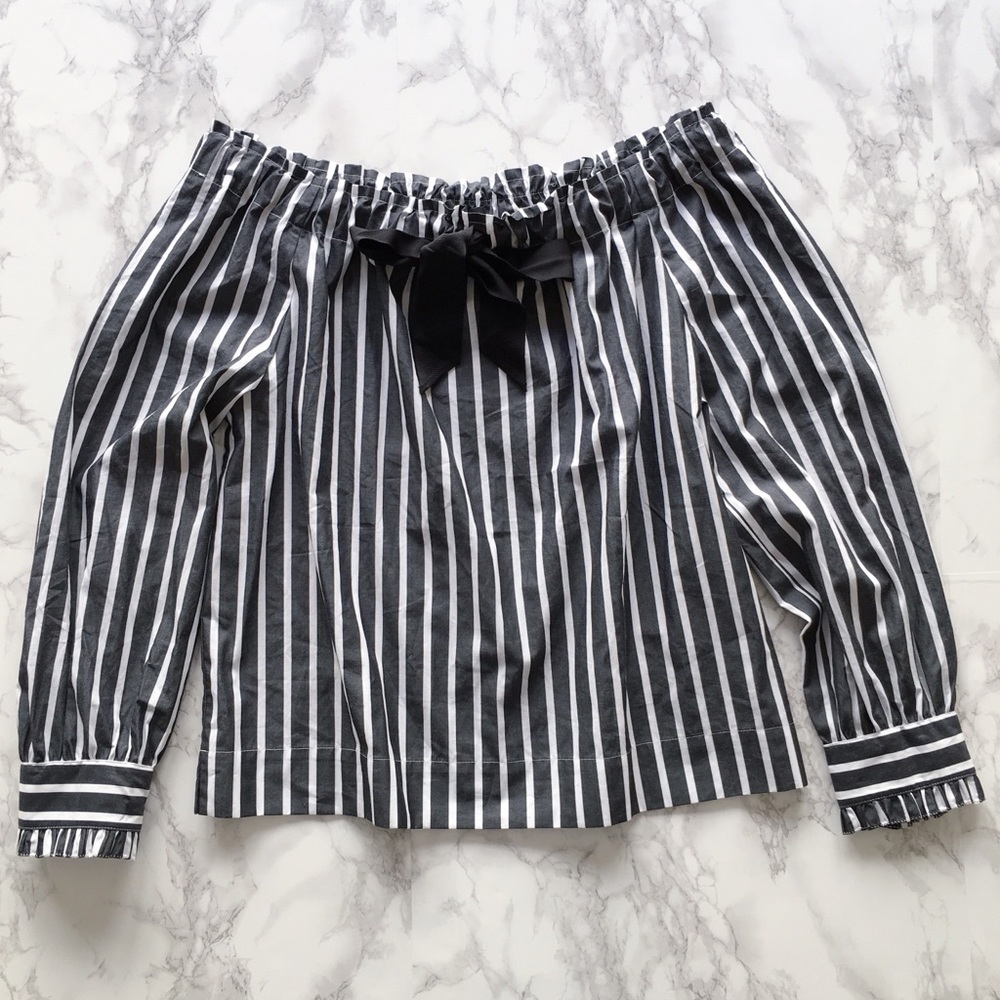 J. Crew off-the-shoulder top